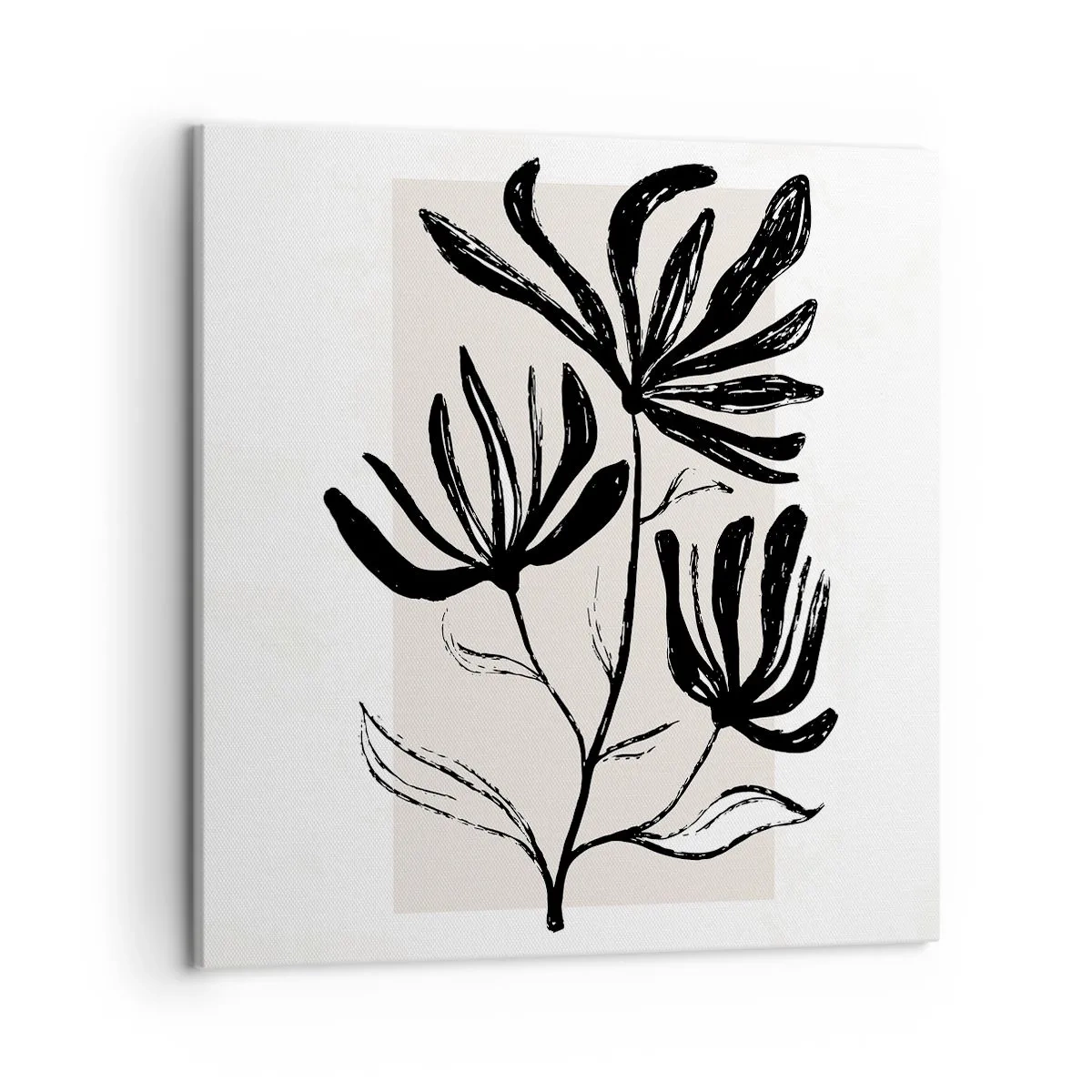 Impression sur toile - Image sur toile - Esquisse pour l'herbier - 50x50 cm