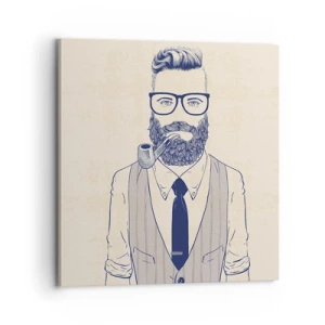 Impression sur toile - Image sur toile - Gai, masculin et à la mode - 70x70 cm