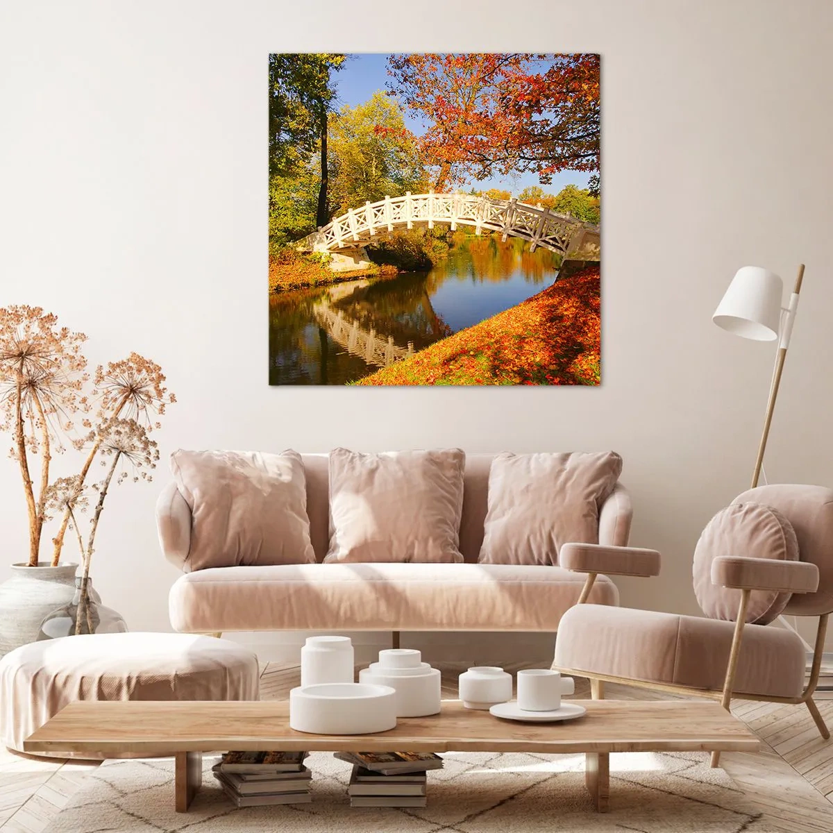 Impression sur toile - Image sur toile - Sur le pont blanc des soupirs - 70x70 cm