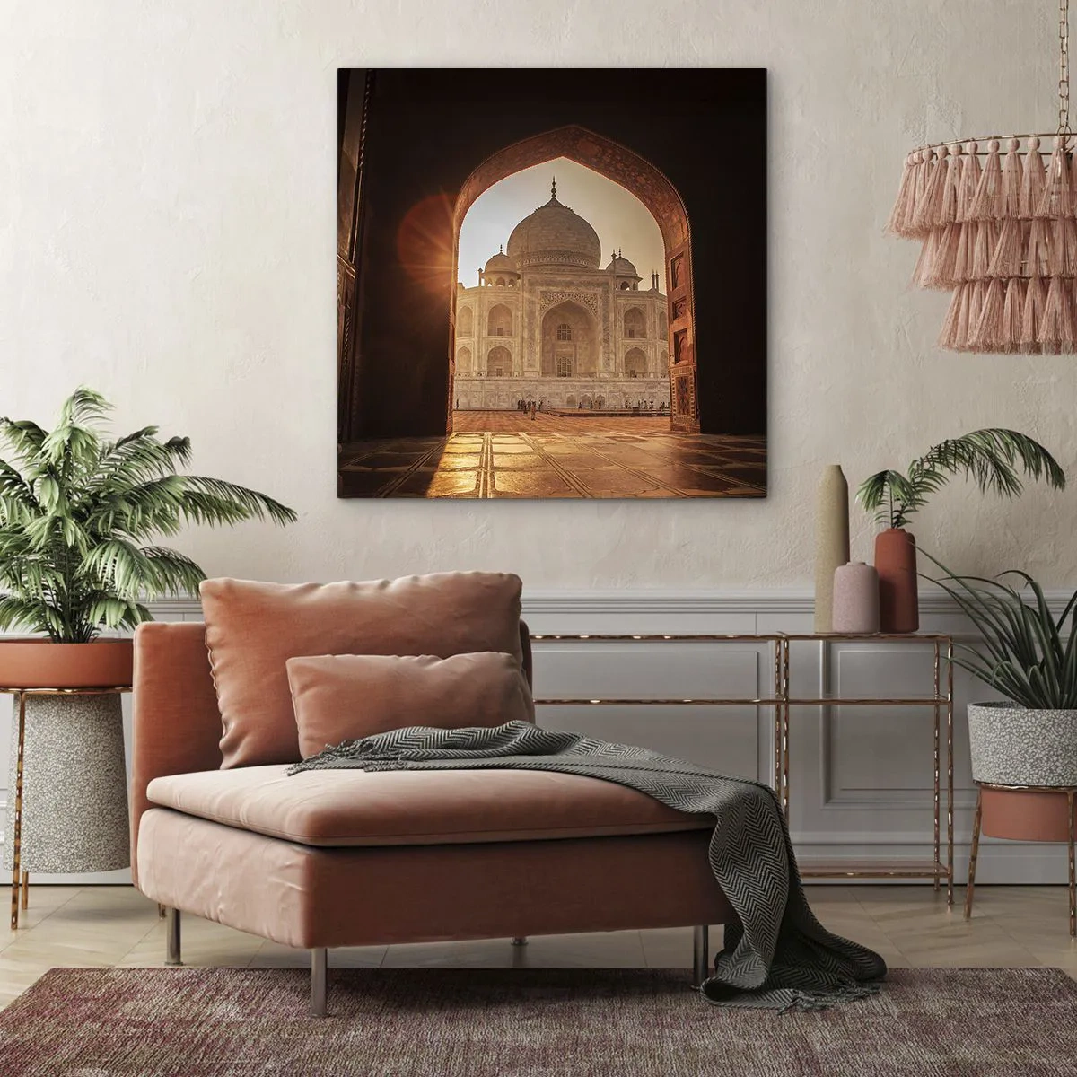 Impression sur toile - Image sur toile - Un monument à l'amour surnaturel - 50x50 cm