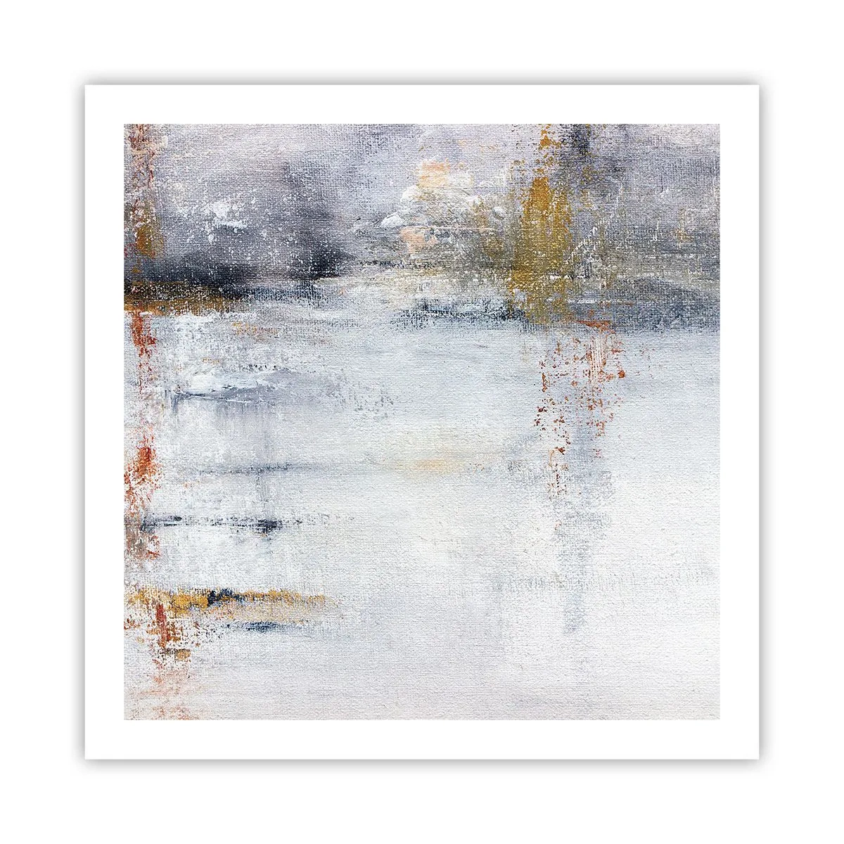 Affiche - Poster - Derrière l'air un rideau - 60x60 cm