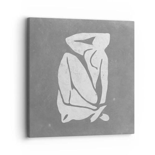 Impression sur toile - Image sur toile - En pensée - 30x30 cm