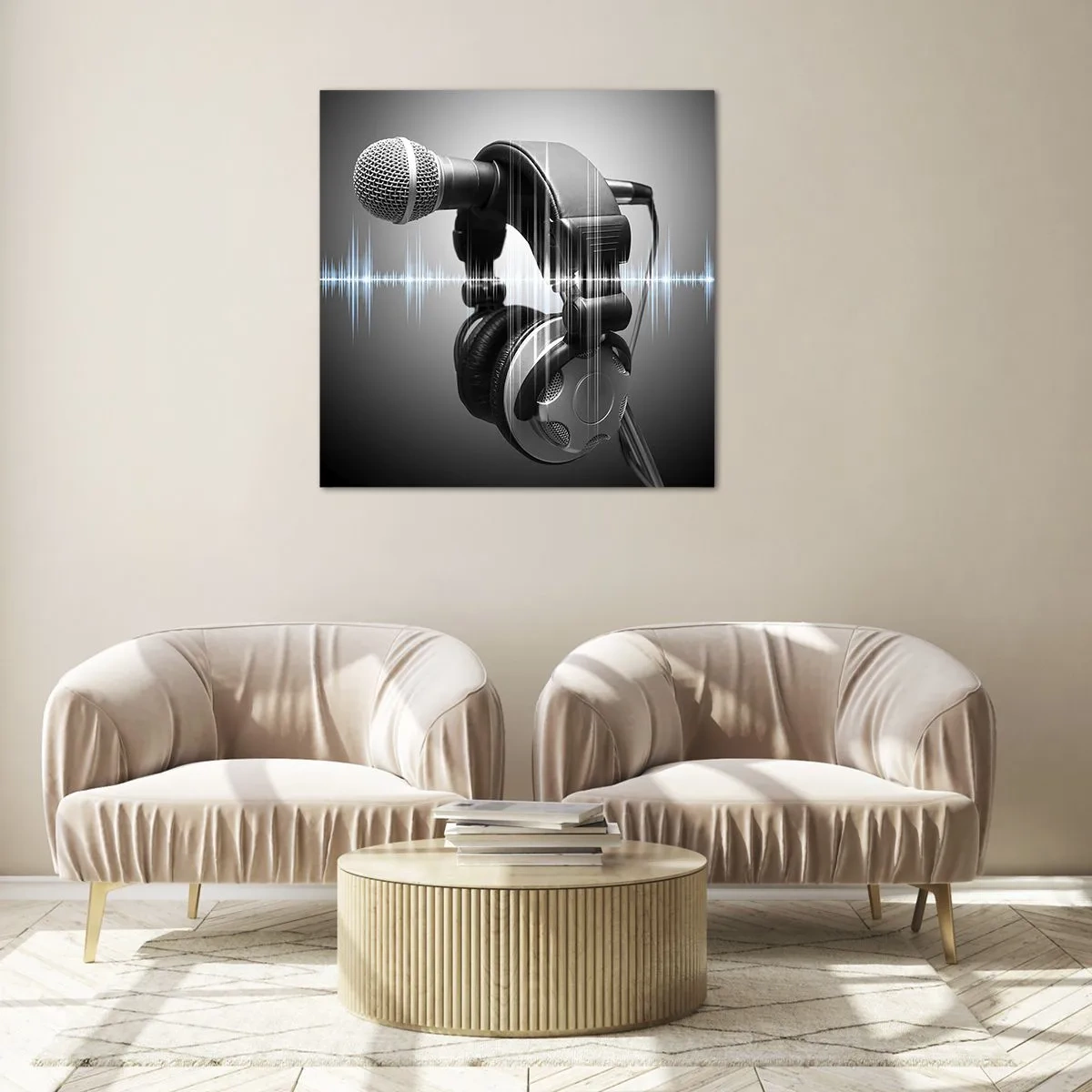 Impression sur verre - Image sur verre - Vous pouvez encore entendre son chant - 50x50 cm