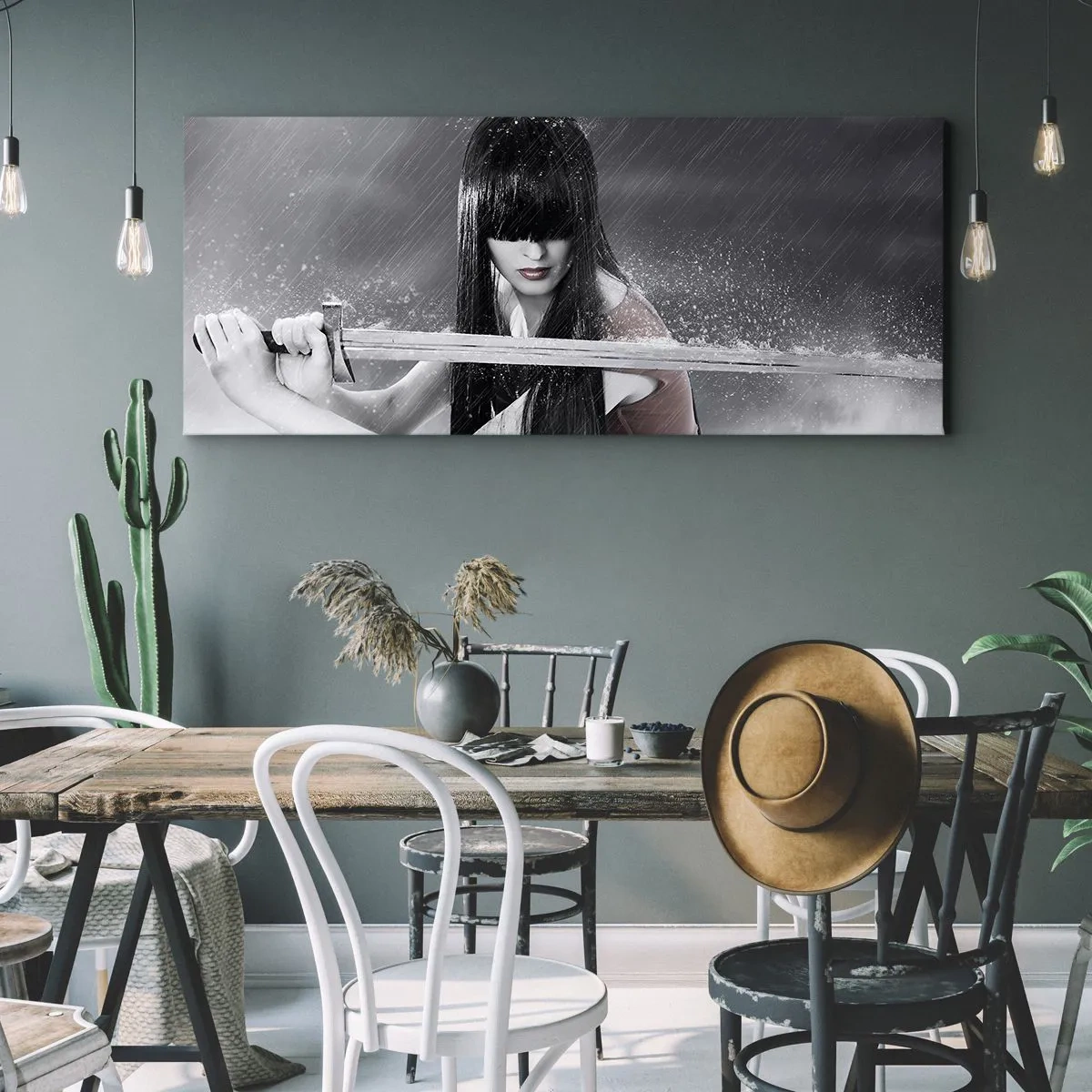 Impression sur toile - Image sur toile - Belle et dangereuse - 90x30 cm