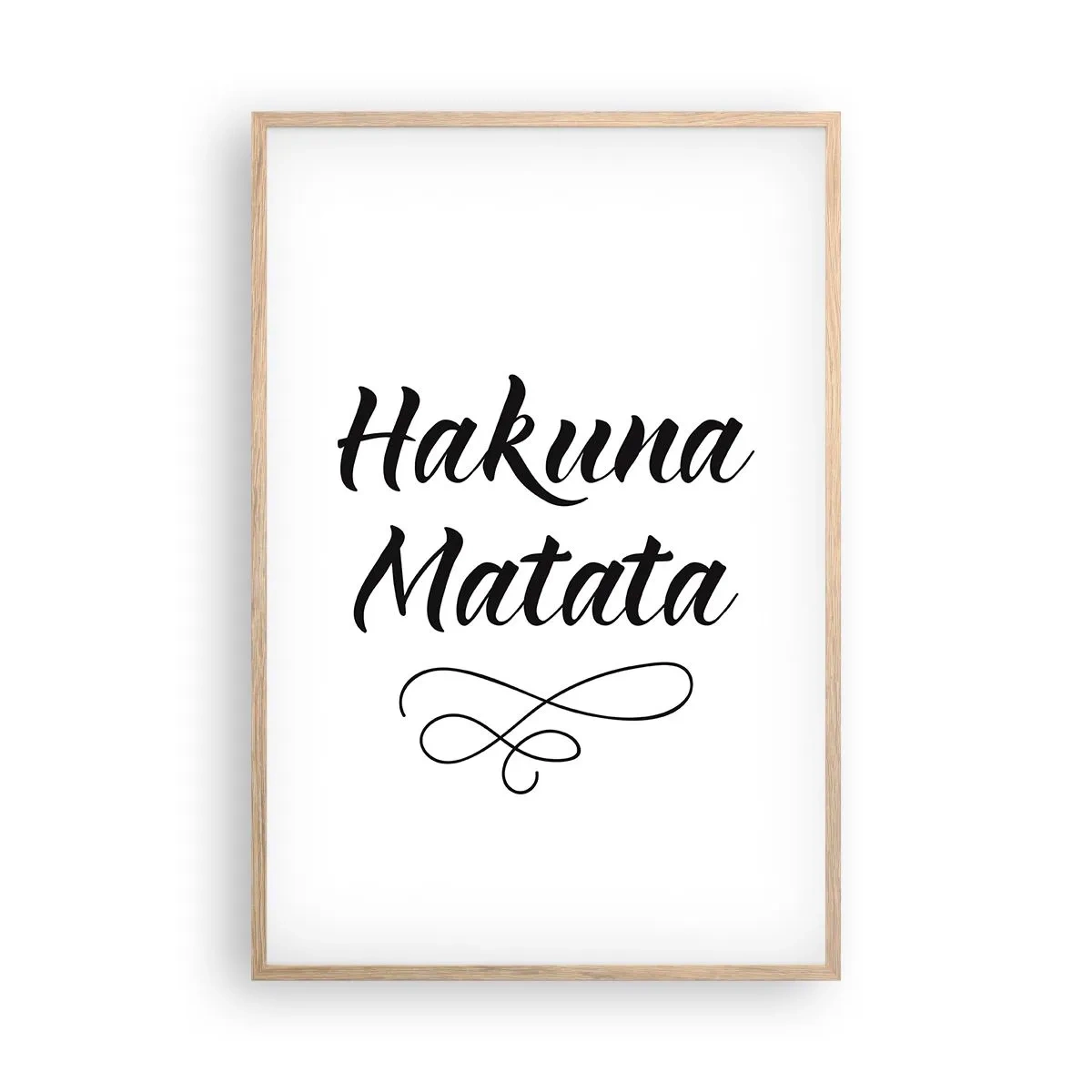 Affiche dans un chêne clair - Poster - Le meilleur conseil - 61x91 cm