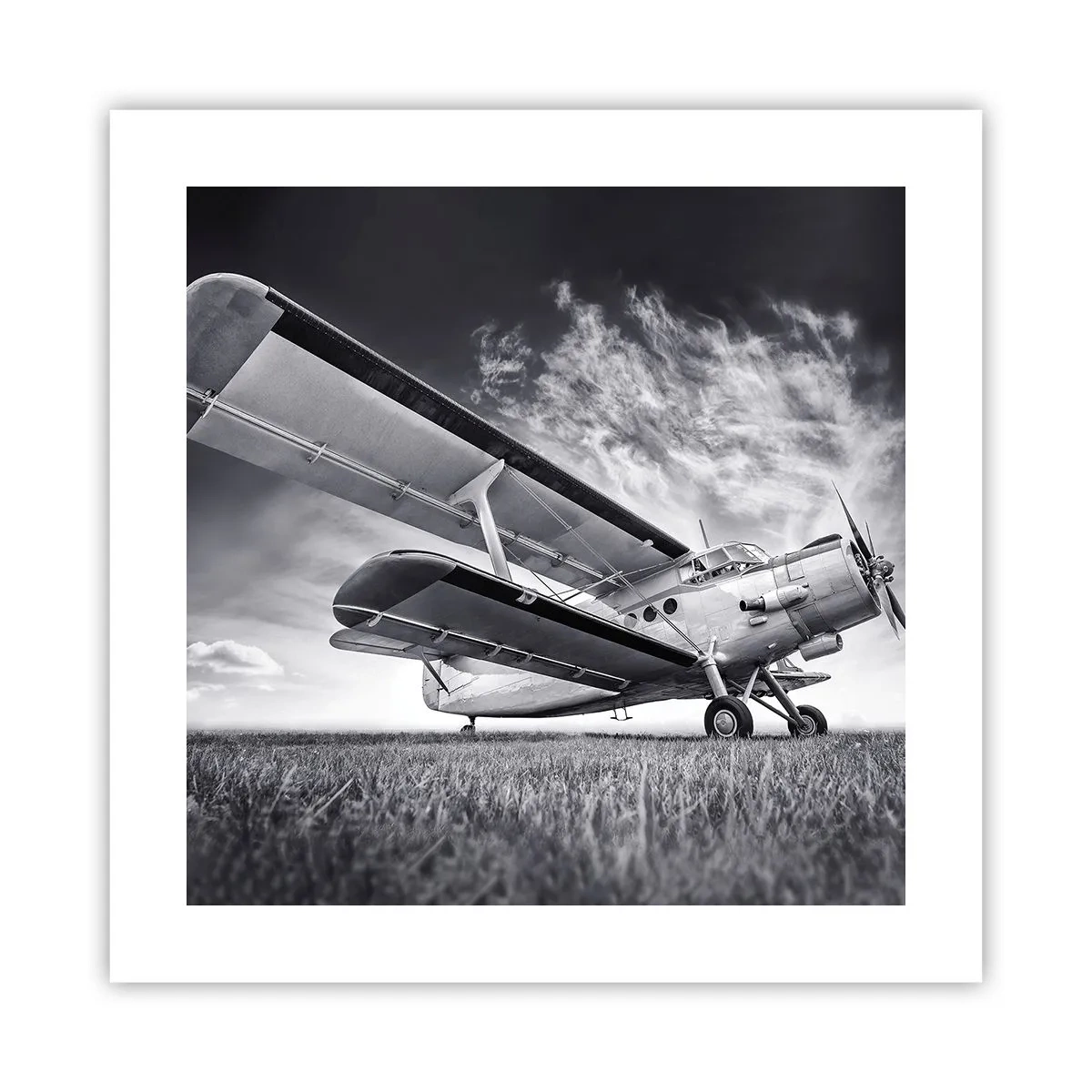 Affiche - Poster - Le pèlerin ailé - 40x40 cm