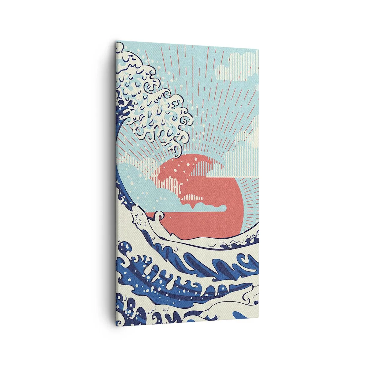 Impression sur toile - Image sur toile - D'une inspiration japonnaise - 45x80 cm