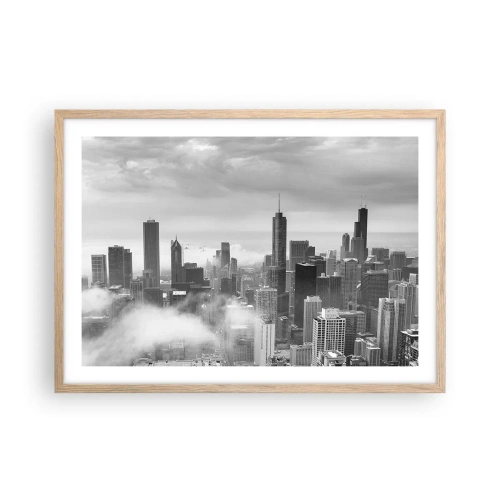 Affiche dans un chêne clair - Poster - Paysage américain - 70x50 cm