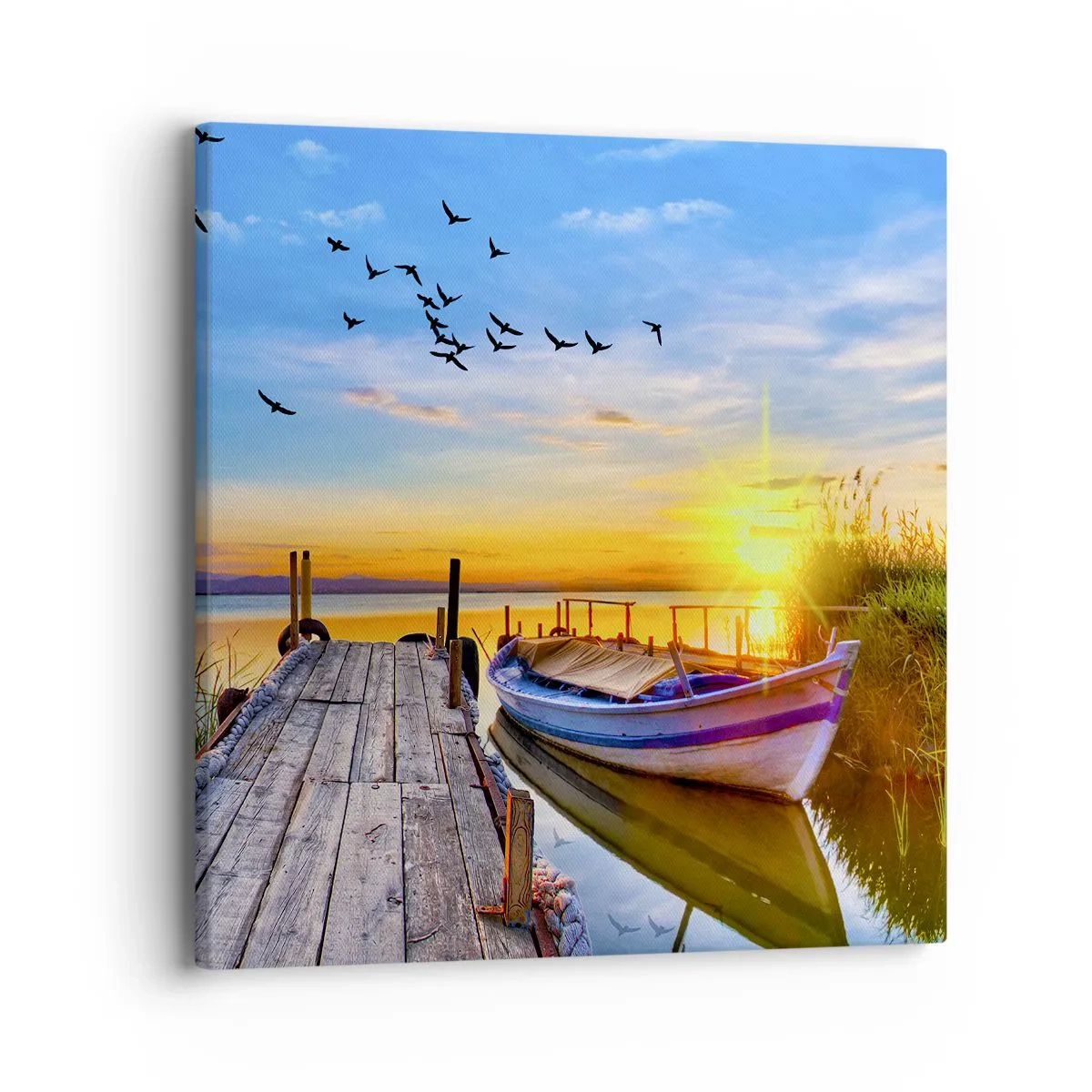 Impression sur toile - Image sur toile - Au revoir, à demain - 40x40 cm