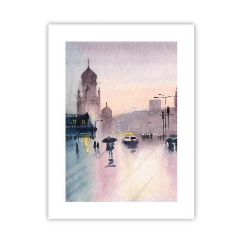 Affiche - Poster - Dans une brume pluvieuse - 30x40 cm