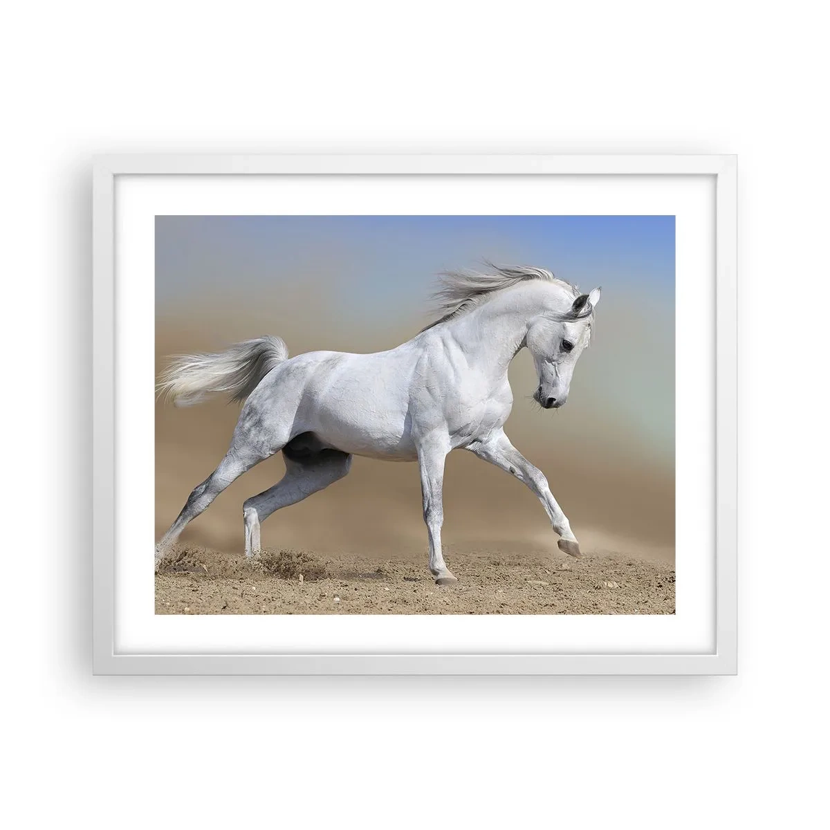Affiche dans un cadre blanc - Poster - Le plus beau conte de fées arabe - 50x40 cm