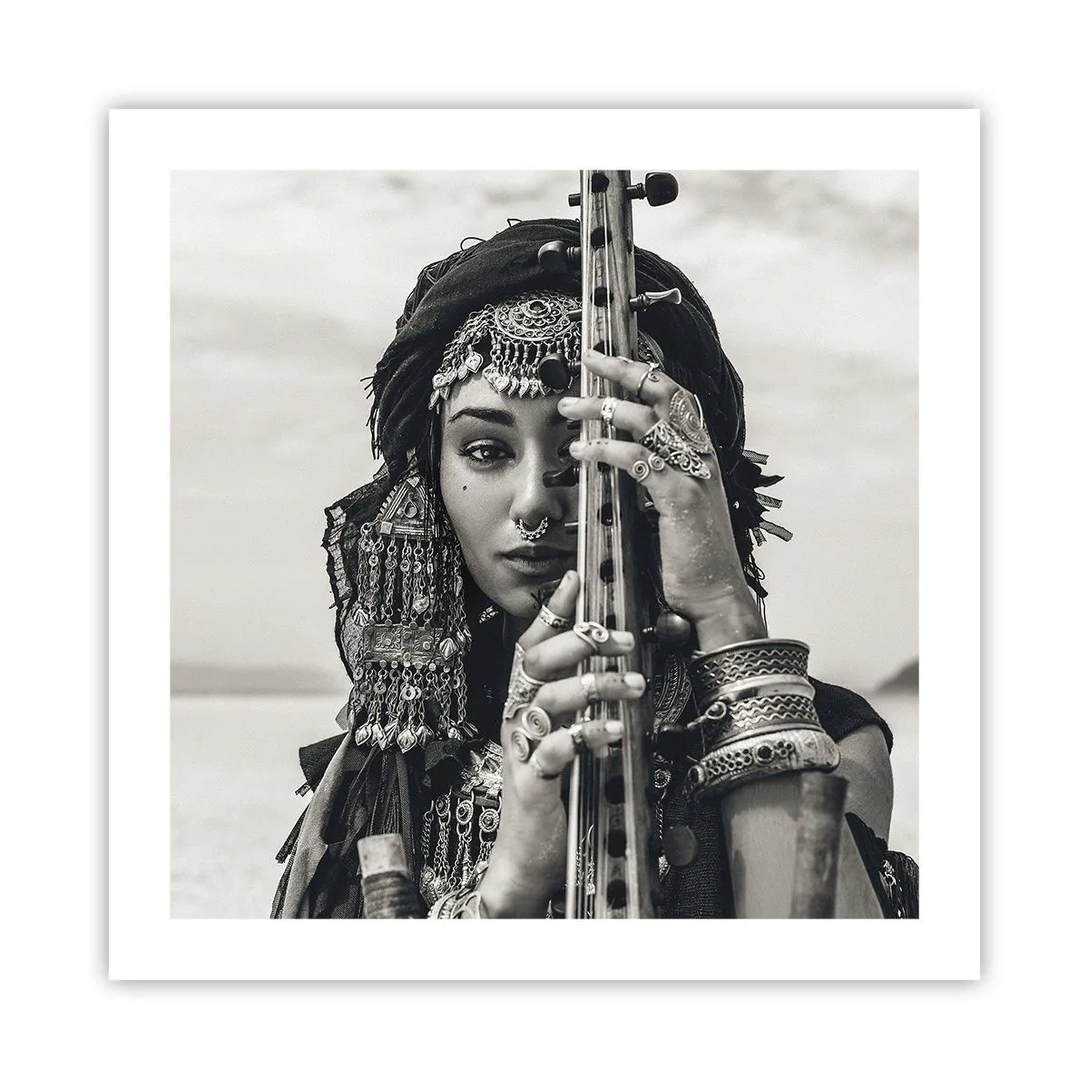 Affiche - Poster - Musique de l'Orient elle-même - 50x50 cm