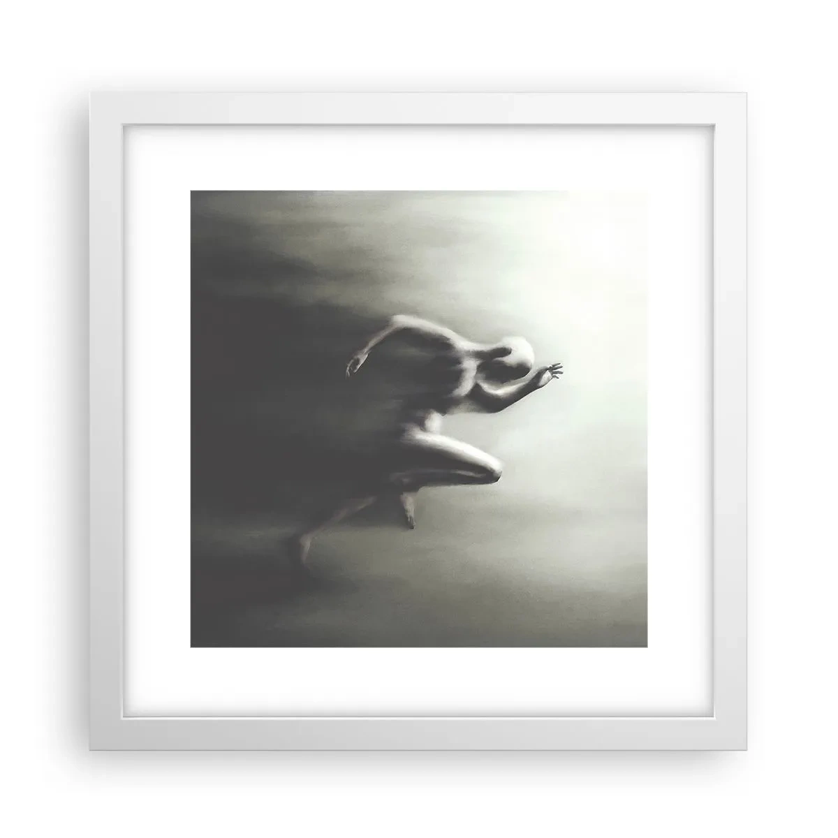 Affiche dans un cadre blanc - Poster - Inarrêtable - 30x30 cm
