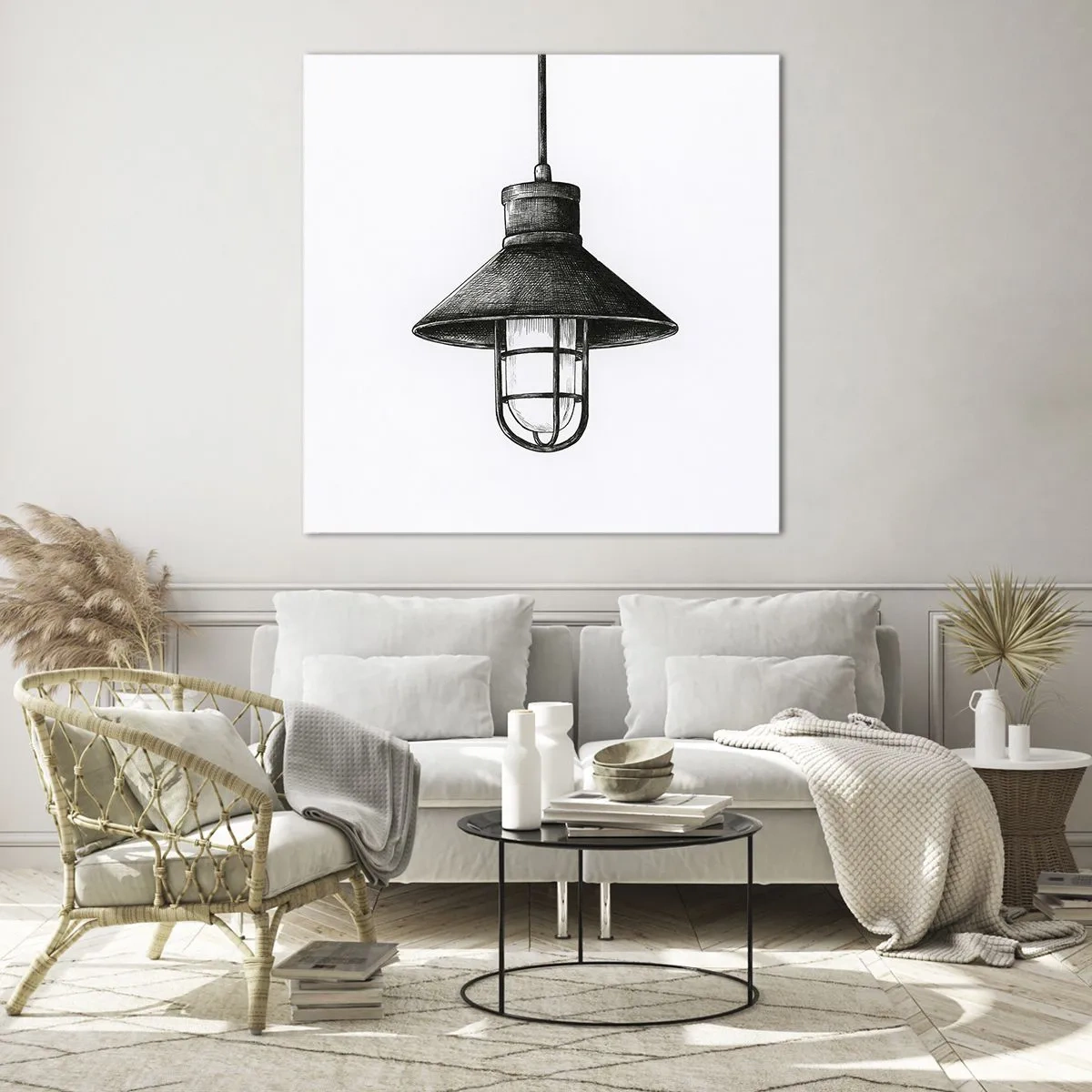 Impression sur verre - Image sur verre - Comme il y a des années… - 70x70 cm