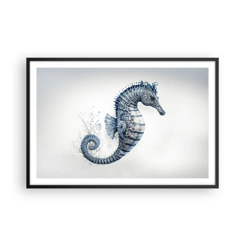 Affiche dans un cadre noir - Poster - Une subtile plaisanterie de la nature - 91x61 cm