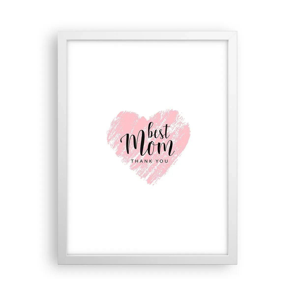 Affiche dans un cadre blanc - Poster - Toujours au bon moment - 30x40 cm