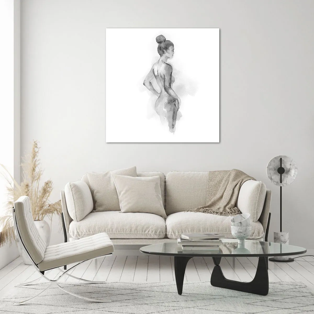 Impression sur verre - Image sur verre - Belle comme une peinture - 40x40 cm