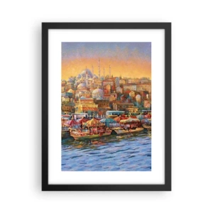 Affiche dans un cadre noir - Poster - Conte d'Istanbul - 30x40 cm
