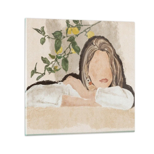 Impression sur verre - Image sur verre - La beauté du sud - 40x40 cm