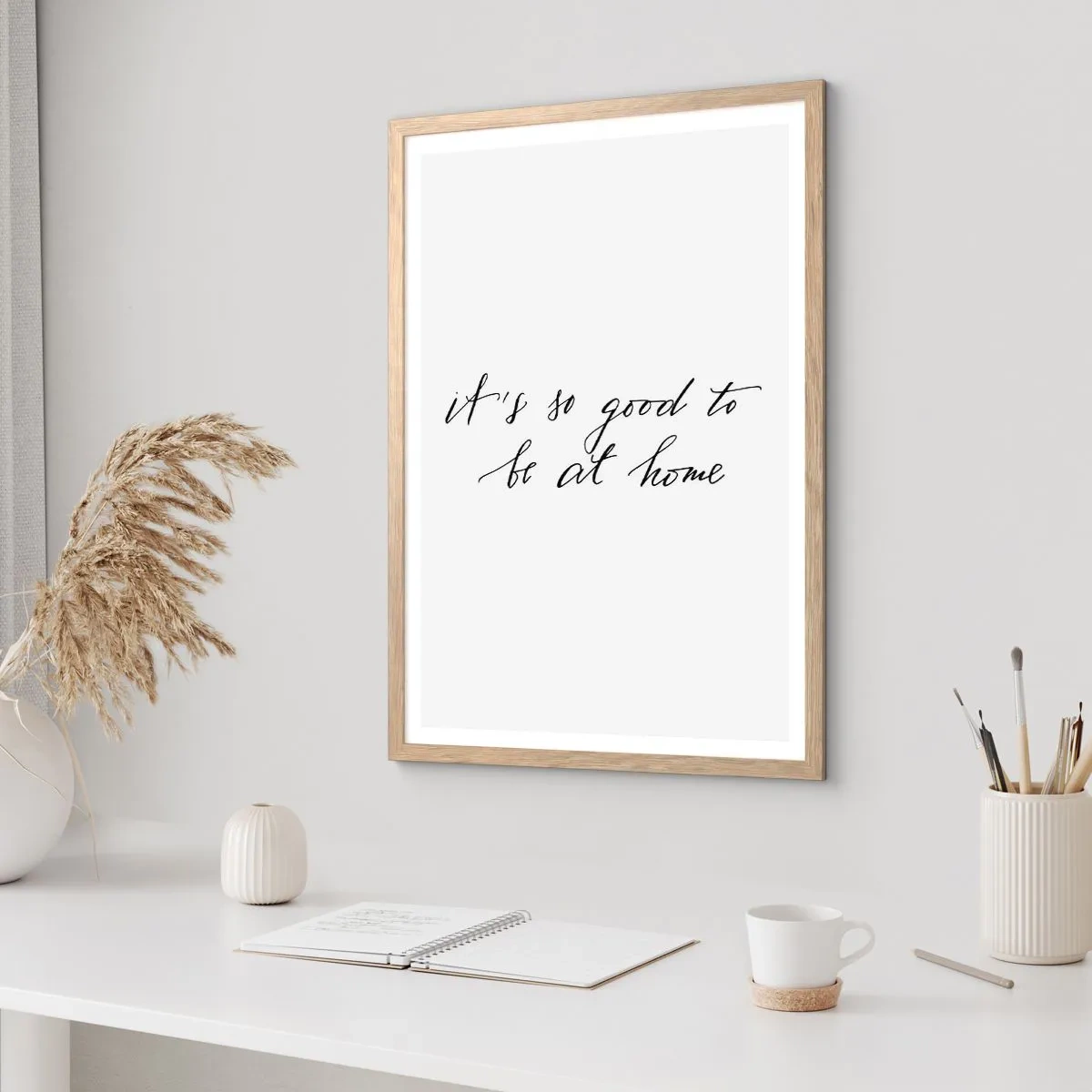 Affiche dans un chêne clair - Poster - Toute la vérite - 61x91 cm