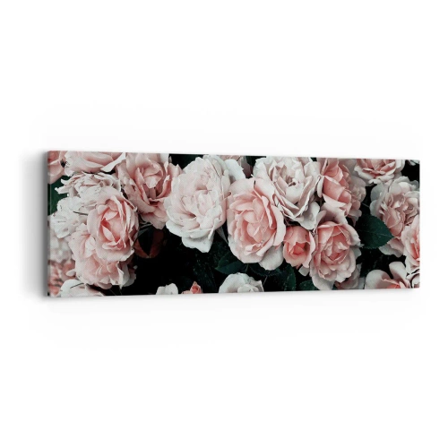 Impression sur toile - Image sur toile - Ensemble de rose - 90x30 cm