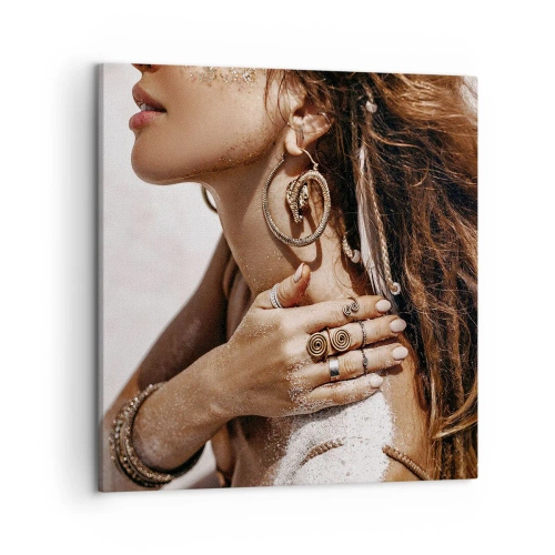 Impression sur toile - Image sur toile - Reine des plages sauvages - 50x50 cm