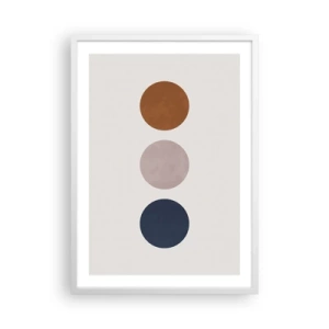 Affiche dans un cadre blanc - Poster - Symbole d'excellence - 50x70 cm