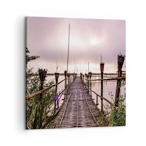 Impression sur toile - Image sur toile - Le silence et le calme d'Asie - 50x50 cm