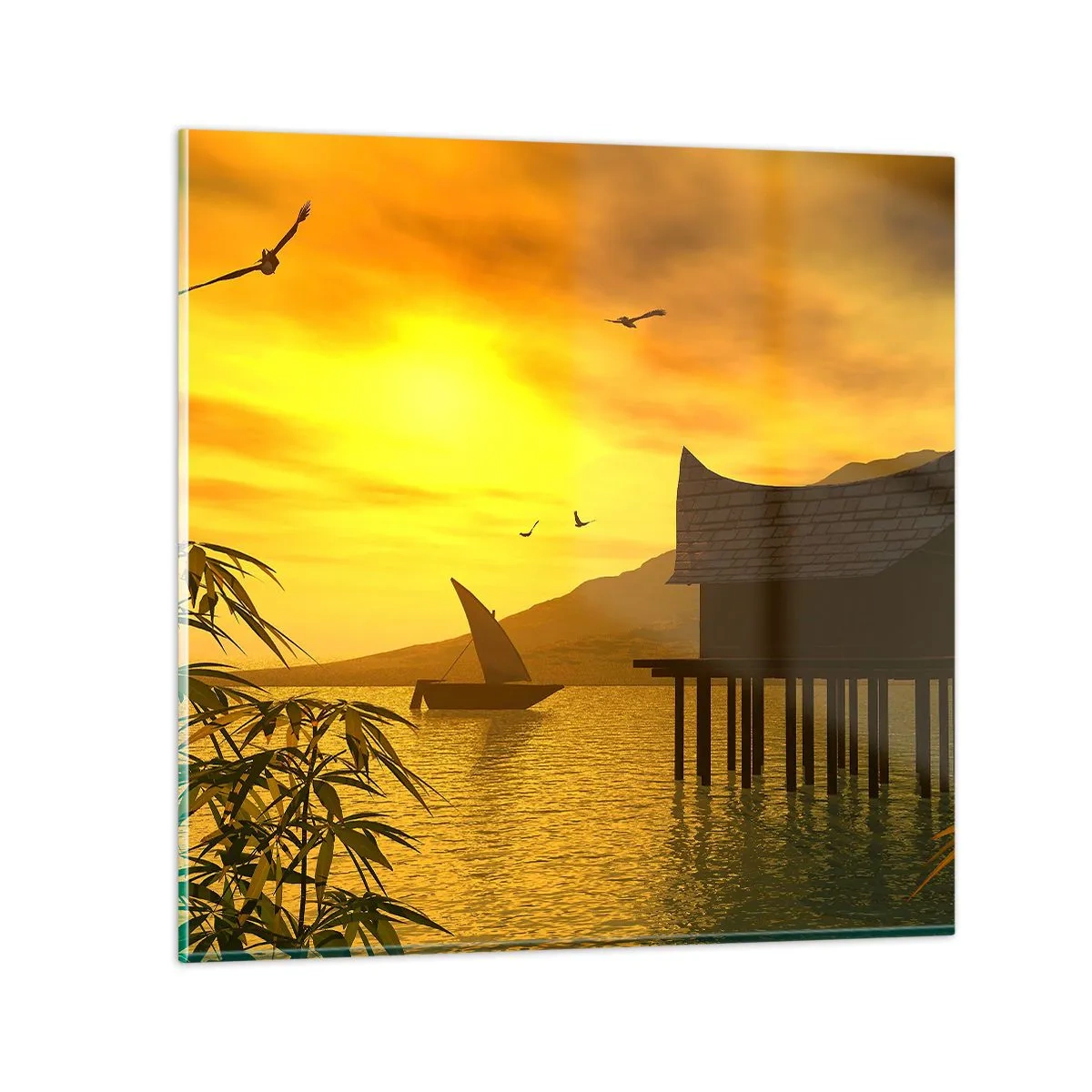 Impression sur verre - Image sur verre - La paix tant désirée - 50x50 cm