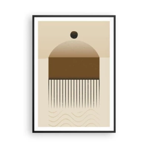 Affiche dans un cadre noir - Poster - Différents états - 70x100 cm