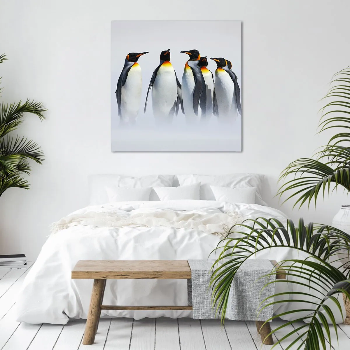 Impression sur toile - Image sur toile - Rencontre en robes de soirée - 50x50 cm