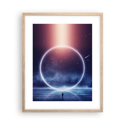 Affiche dans un chêne clair - Poster - Ils sont déjà là... - 40x50 cm