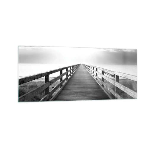 Impression sur verre - Image sur verre - A perte de vue... - 100x40 cm