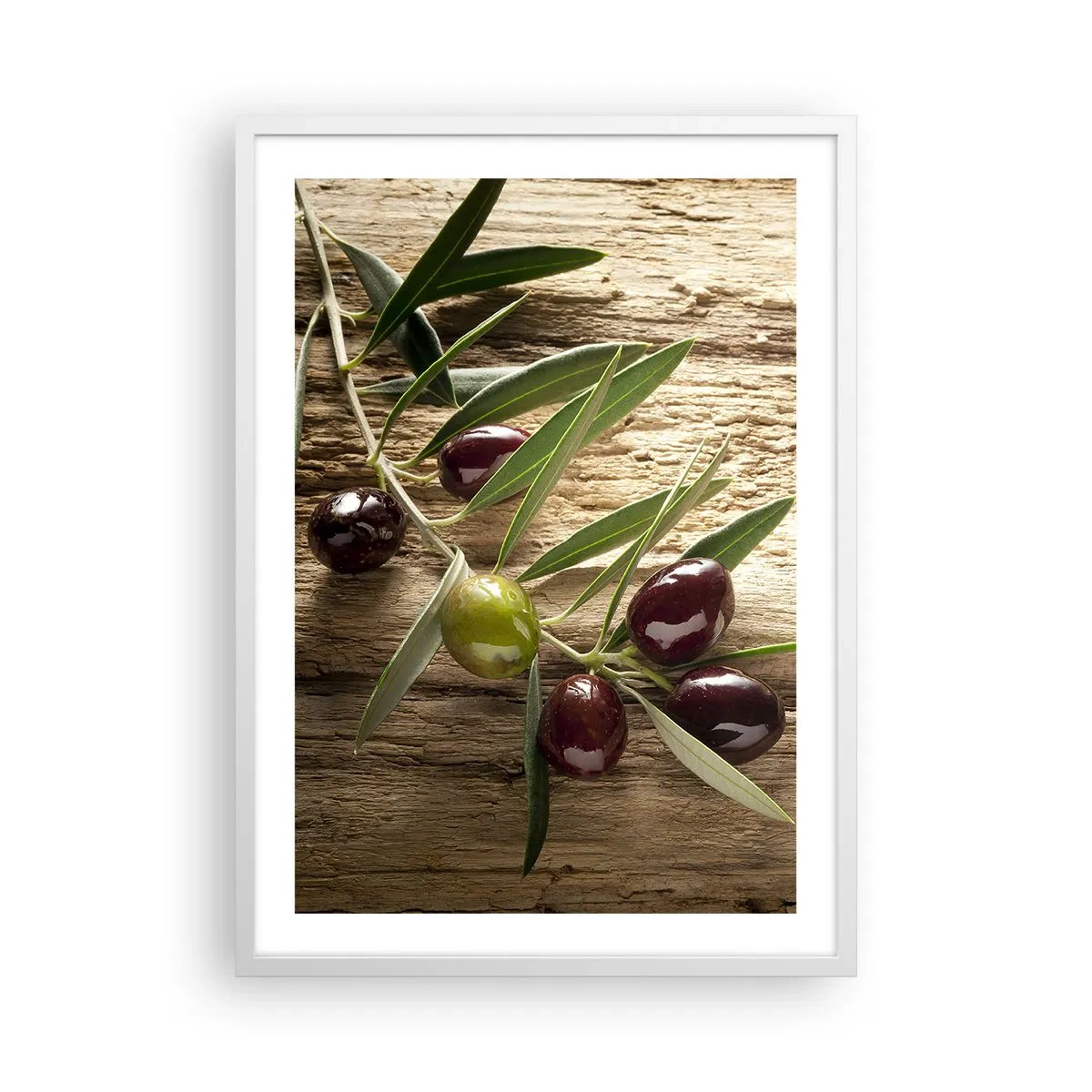 Affiche dans un cadre blanc - Poster - Directement de la nature - 50x70 cm