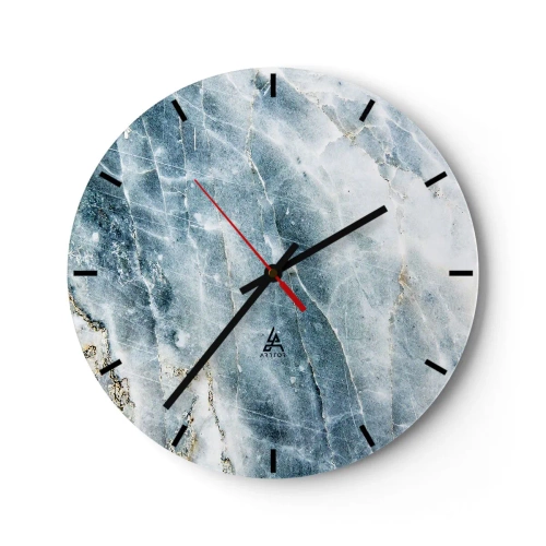 Horloge murale - Pendule murale - Monde de glace - 40x40 cm