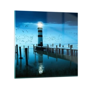 Impression sur verre - Image sur verre - Et tu n'as pas peur du noir - 70x70 cm