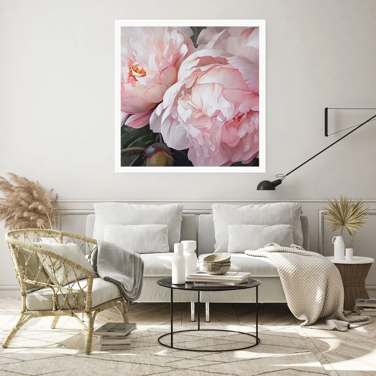 Affiche - Poster - Arrêté en pleine floraison - 40x40 cm