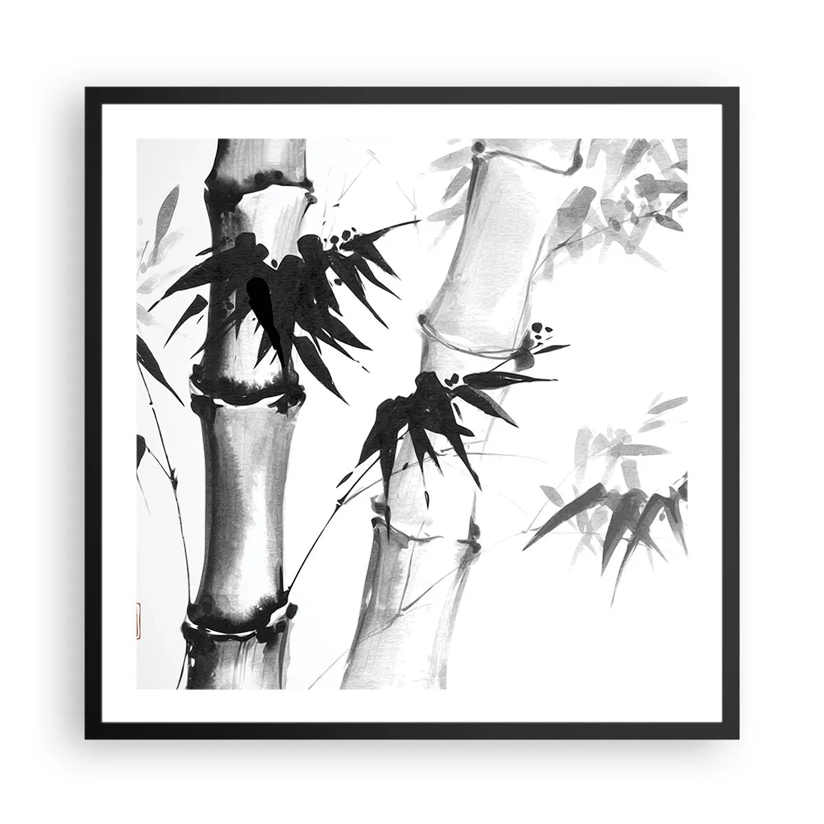 Affiche dans un cadre noir - Poster - Gros plan sur l'orient - 60x60 cm