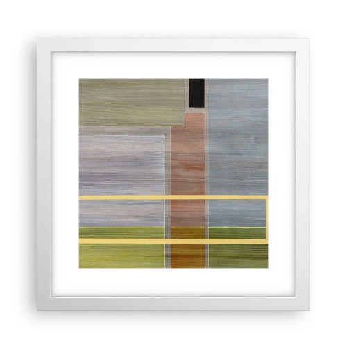 Affiche dans un cadre blanc - Poster - Simple et calme - 30x30 cm