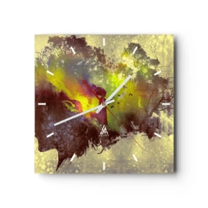 Horloge murale - Pendule murale - Mère Nature - 40x40 cm