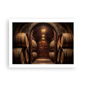 Affiche - Poster - Cave climatisée - 70x50 cm