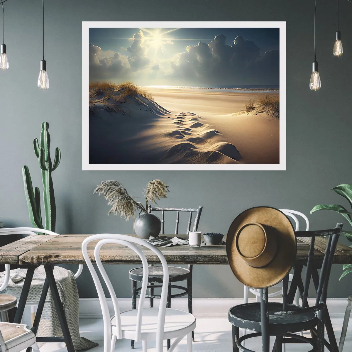 Affiche - Poster - Un paysage apaisant - 40x30 cm