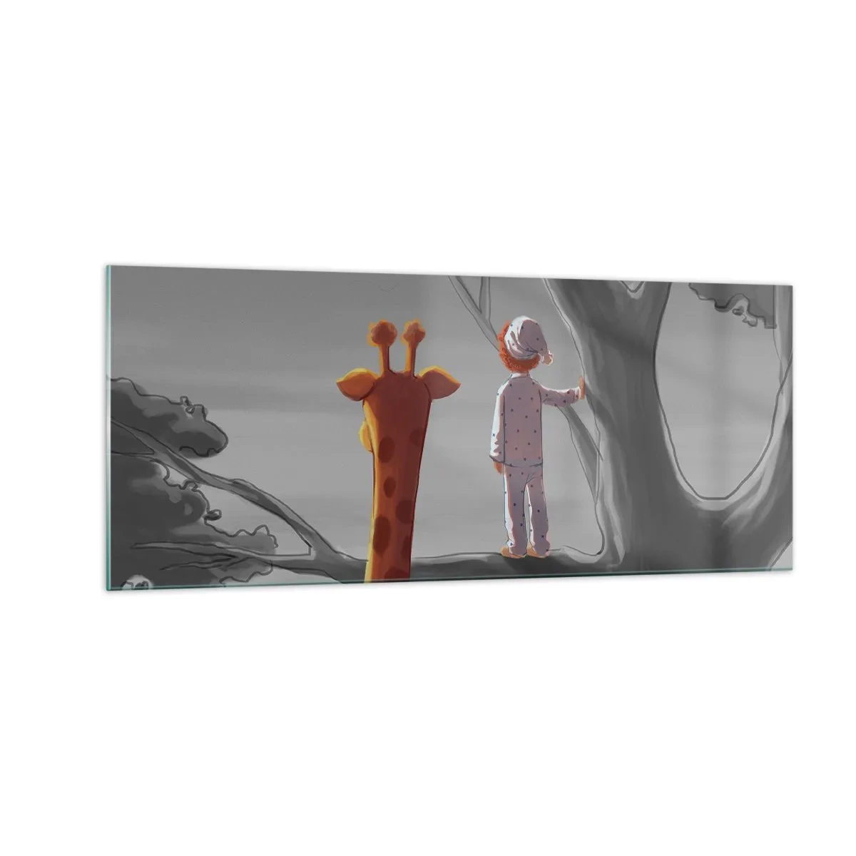 Impression sur verre - Image sur verre - Cela arrive vraiment - 100x40 cm