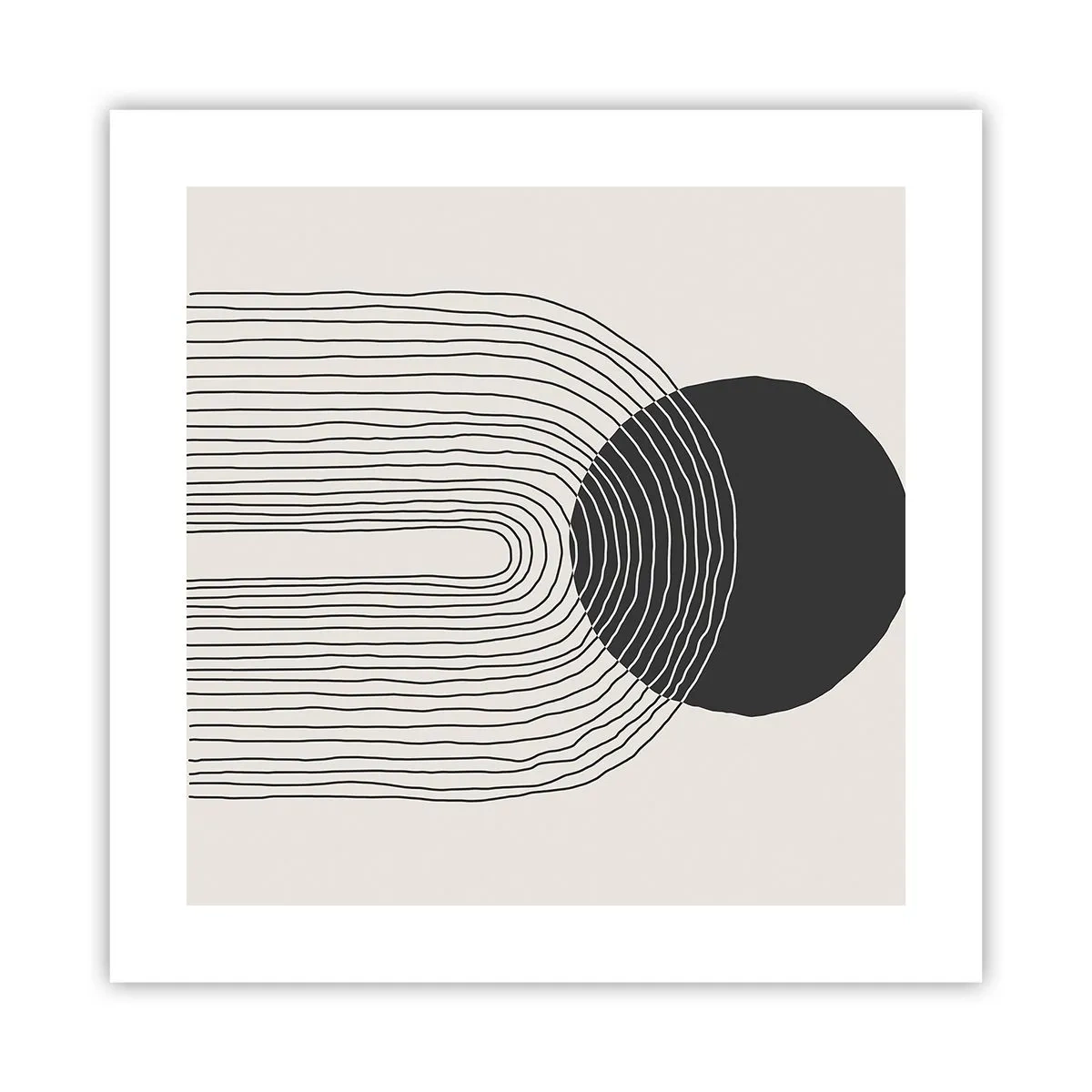 Affiche - Poster - Tremblement et confiance - 40x40 cm