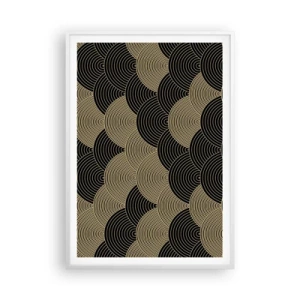 Affiche dans un cadre blanc - Poster - Unité dans la multiplicité - 70x100 cm