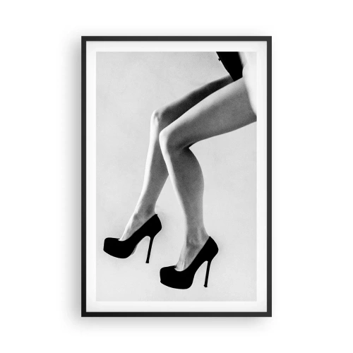 Affiche dans un cadre noir - Poster - Féminité éternelle - 61x91 cm