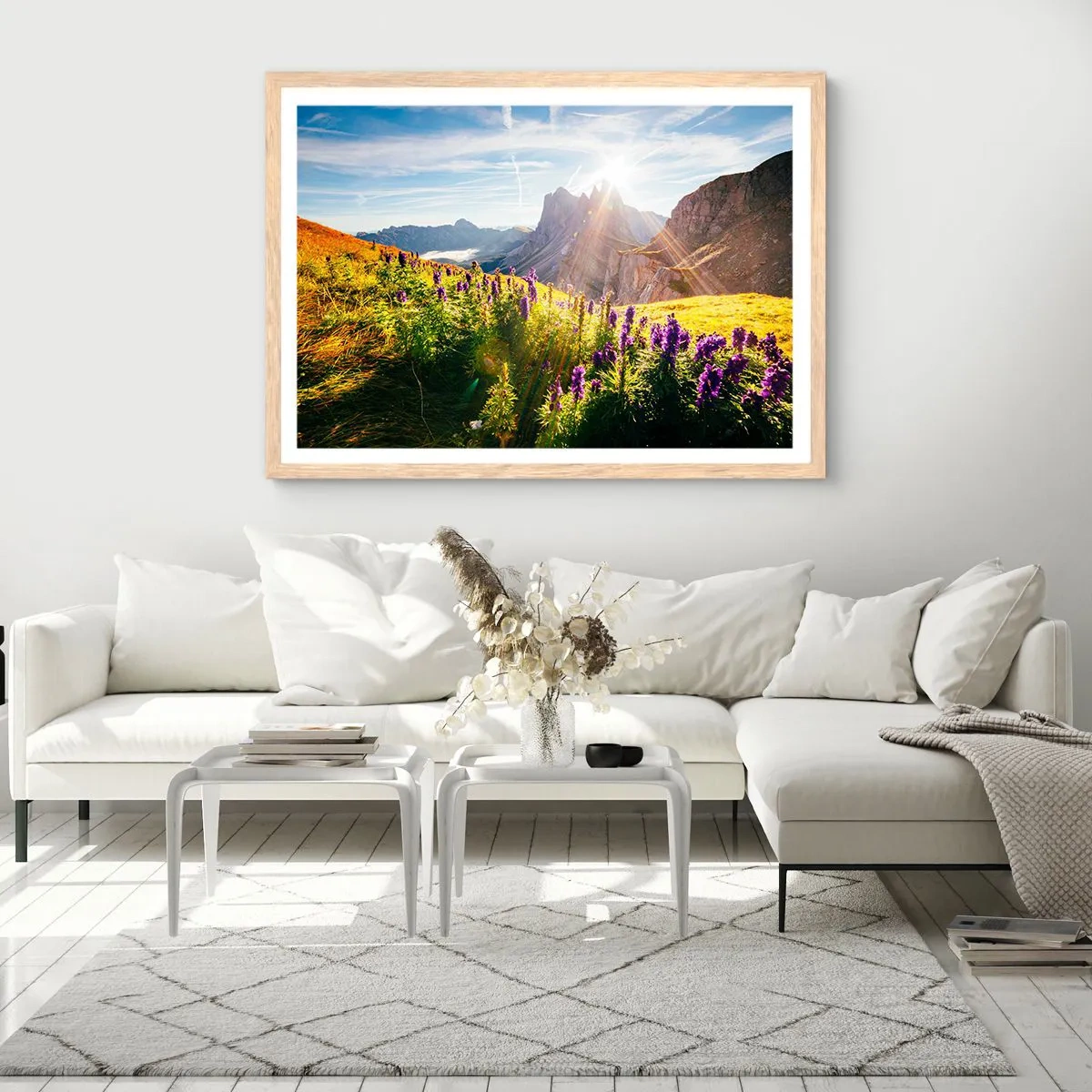 Affiche dans un chêne clair - Poster - La vie secrète des herbes - 70x50 cm