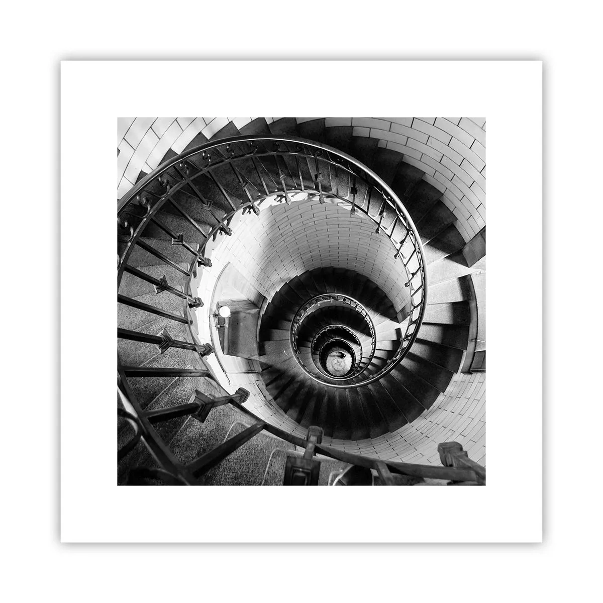 Affiche - Poster - De plus en plus haut - 30x30 cm