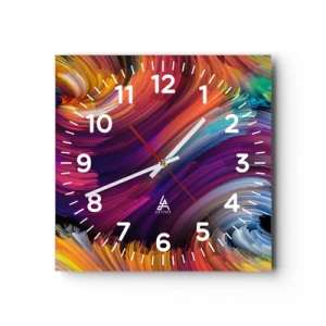 Horloge murale - Pendule murale - Le début d'un nouveau monde - 40x40 cm