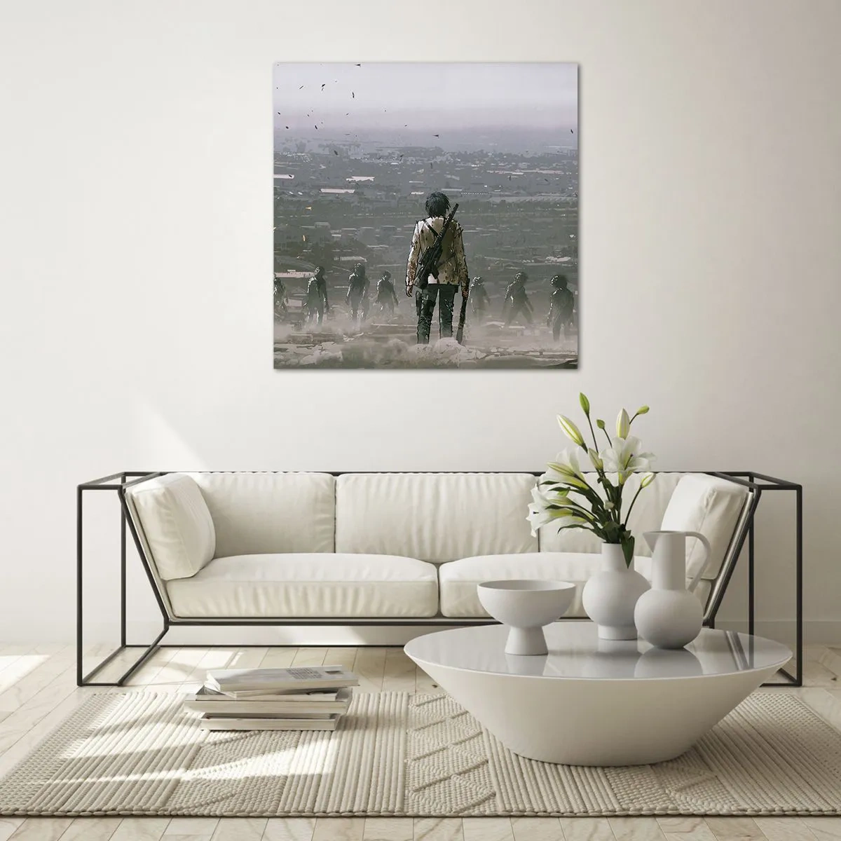 Impression sur verre - Image sur verre - Dernier samaritain ? - 50x50 cm